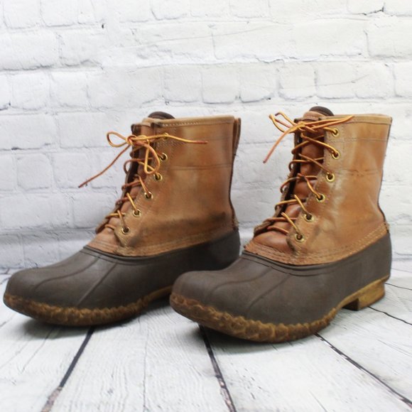 LL Bean Gore-Tex Insulated Duck Bean Boots Size 9 - Picture 2 of 9